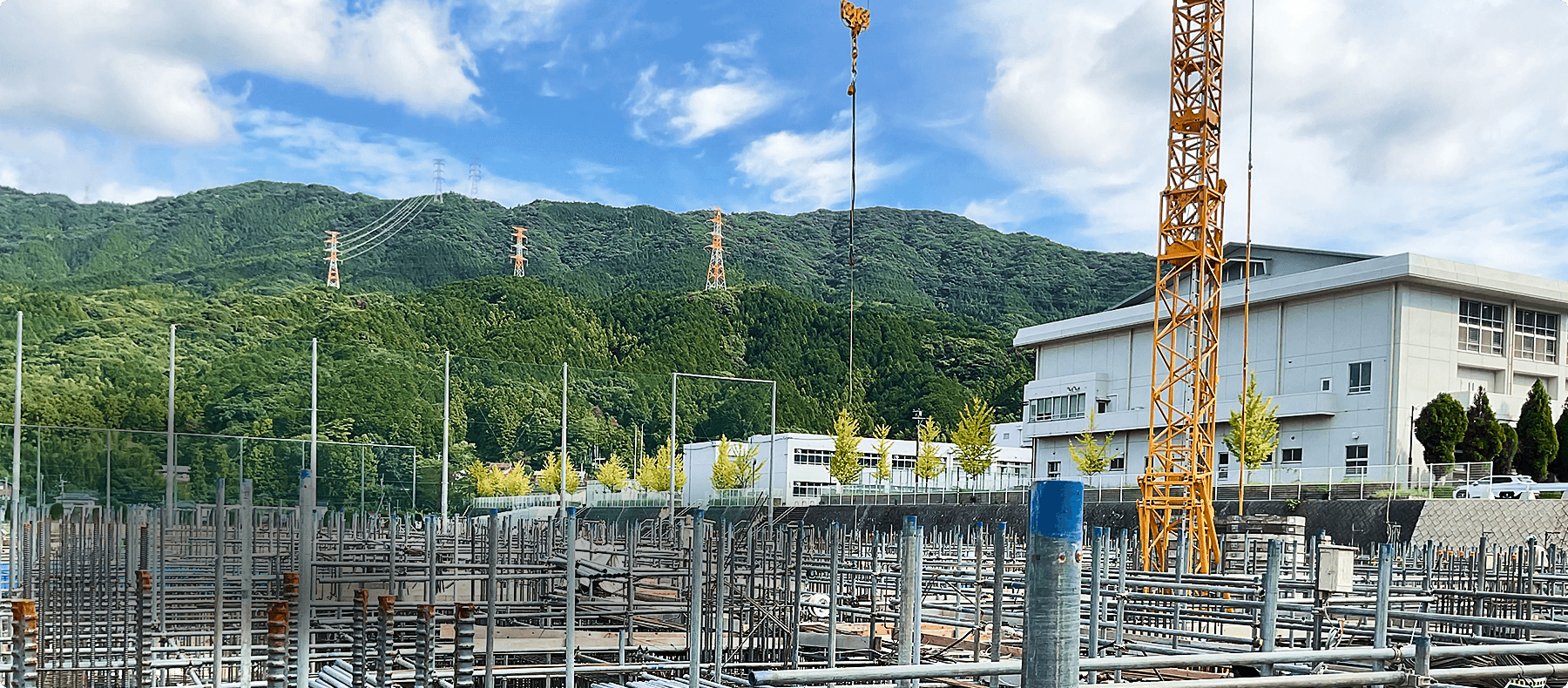 建設現場のサポーター